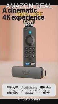 Experience Stunning 4K Streaming with the New Fire TV Stick Plus and AI-Powered Search Features
