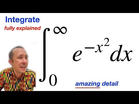 Integral of e^-x^2 from 0 to infinity - super detailed! 💪