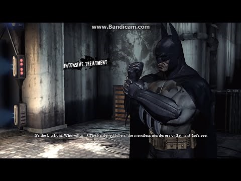 Batman Arkham Asylum challenge mode: Intensive treatment