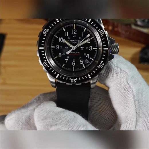 Marathon GSAR Watch: Swiss Movement & Tritium Illumination #shorts