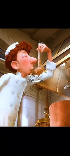 Ratatouille: escena cuando prueba la comida y el queso
