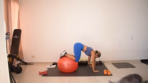 Cardio hiit abdominales, necesitarás fitball y step opcional | Dey Palencia Reyes