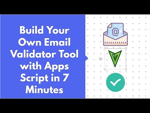 How To Create Free Email Validator Tool using Google Apps Script