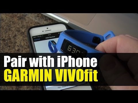 Garmin Vivofit - How to Pair with iPhone