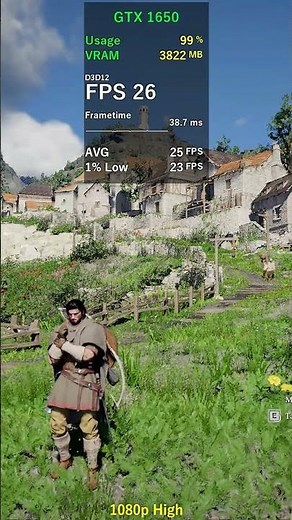 Crimson Desert on GTX 1650 - 1080p Minimum to Ultra Settings