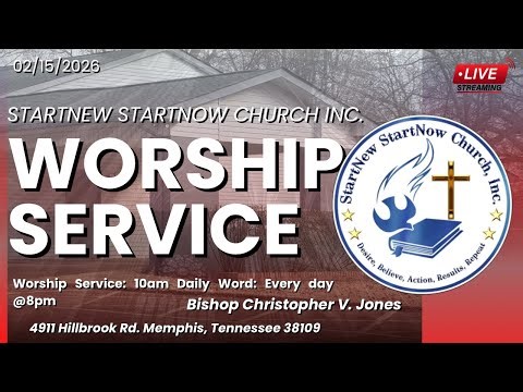 StartNew StartNow Church Inc. 02/15/2026