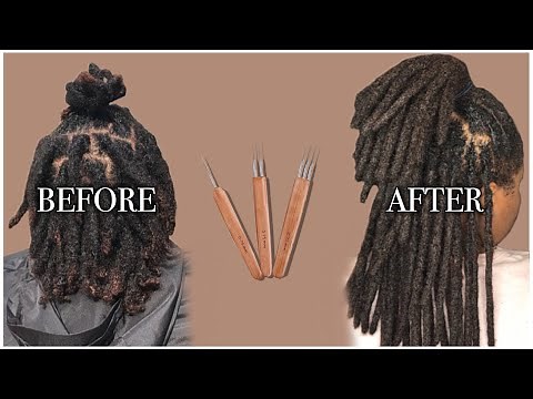 LOC TUTORIAL: How To Make And Install Human Hair Loc Extensions | IamJackieCymone