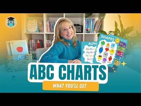 ABC Learning Charts - FREE to Download & Print - Early Child Reading & Writing by Smart Owl Readers