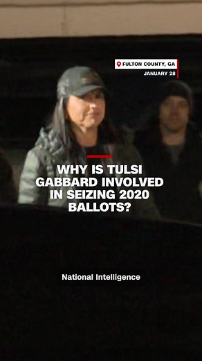 Director of National Intelligence Tulsi Gabbard was present at an elections office in Fulton County, Georgia, as the FBI probes alleged voter fraud in the 2020 election. CNN chief law enforcement and national intelligence analyst John Miller reports.
