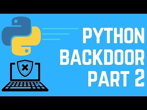 Back door program using python - part 2 (viewing files remotely)