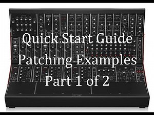 Pt 1 System 55 Example Patches from the Quick Start Guide