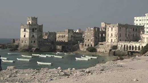 Mogadishu, Somalia: Drone views of daily life