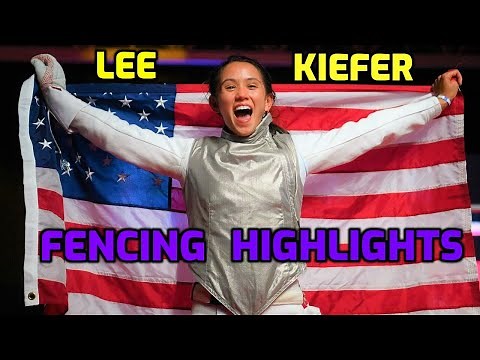 Lee Kiefer Fencing HIGHLIGHTS 🥇 Team USA Olympic Champion