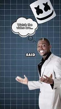 MARSHMELLO REVEAL? #shorts