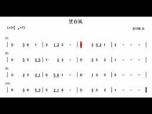 空靈鼓 Ｄ調 望春風