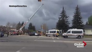 Traffic diverted as crews battle house fire in Douglasdale