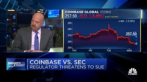 Cramer on Coinbase vs. SEC: Shameful to pressure SEC