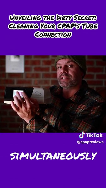 Unveiling The Dirty Secret : Cleaning Your CPAP Tube Connection #resmed #cpap #sleepapnea #airsense11