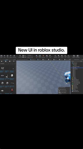 Discovering the New UI in Roblox Studio Experience