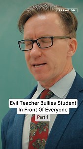 13K views · 113 reactions | Evil Teacher Bullies Student In Front Of The Entire Class #reels #bullying #Teachers | Paradigm Studios | Facebook