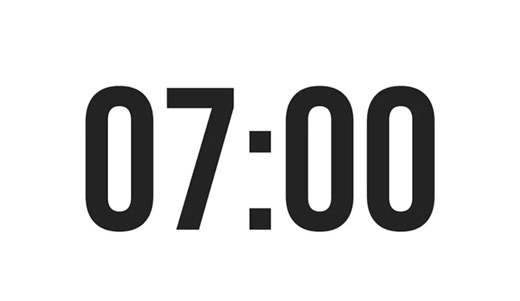 7分钟倒计时⏰｜7min｜面纱🎵(番茄钟🍅计时器）