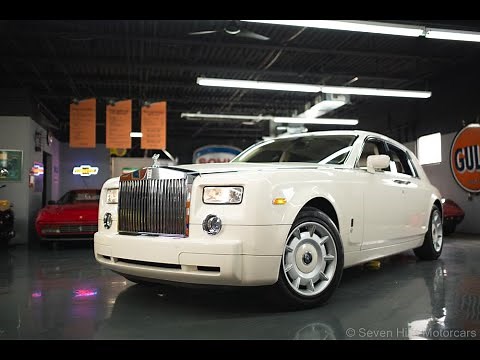 2004 Rolls Royce Phantom - 60,160 Miles, Excellent Condition, Cornish White - Seven Hills Motorcars