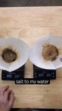 I Added Salt To My Coffee Water