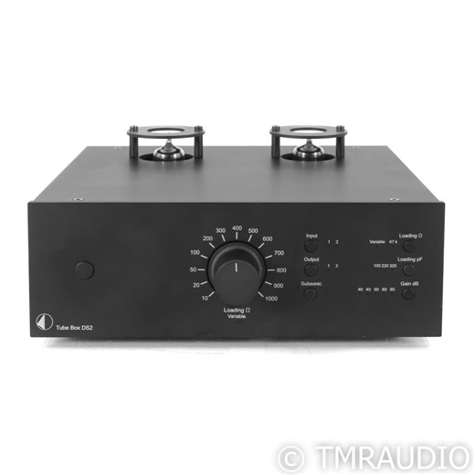 Pro-Ject Tube Box DS2 MM / MC Tube Phono Preamplifier; DS-2; Black