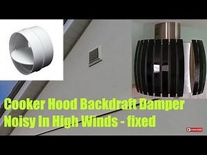 Backdraft Damper Flapping In The Wind Fix Falmec Cooker Hood Noisy Flapper Backdraft shutter