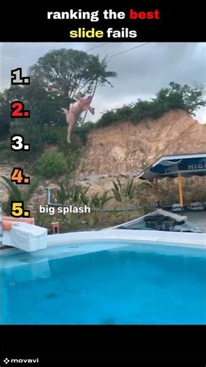 Ranking the best slide fails! #foryou #funny