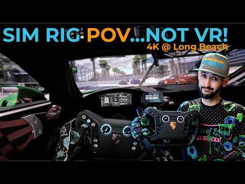 Insane Immersion in the Cup Car 2.0 Sim Racing Cockpit at Long Beach (IRacing)