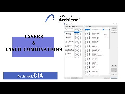 ArchiCAD Tutorial - Layers and Layer Combinations