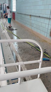Our aquatics team is hard at work acid washing, scrubbing, and power washing the deck and pool. #ymca #YMCAfamily #yusa #pool #poolmaintenance #elbowgrease #PowerWashing #instantgratification #acidwash #swabthedeck #lifeguard #lifeguardlife #BehindTheScenes | Waynesboro Family YMCA