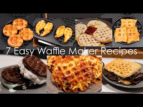 7 Quick & Easy Waffle Maker Recipes | Dino's Easy Meals