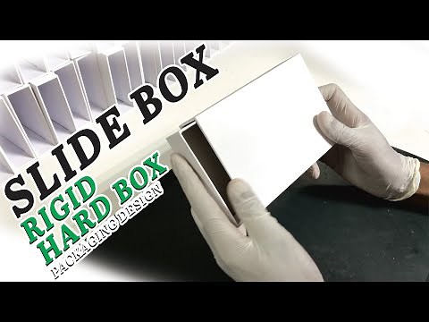 Slide Rigid Hard Box Packaging | Manual Luxury Style Packaging Box Making