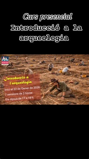 Acadèmia ADEAH| Cursos i viatges d'història antiga✈️🐫 | Saps com es reconstrueix el passat? 🔍 Descobreix com treballa un arqueòleg. 🔥 Introducció a l’Arqueologia 📅 Inici 22 de gener 📍 Barcelona ✨... | Instagram