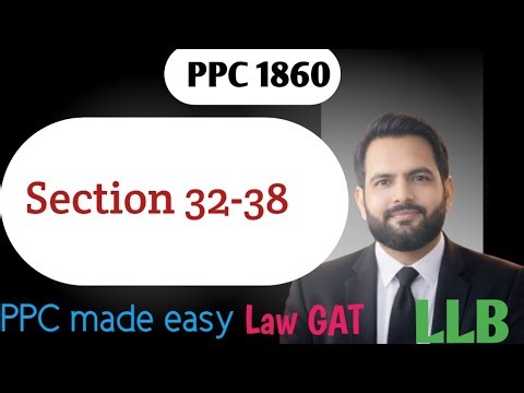 Section 32-38 of PPC/IPC|LLB, Law GAT, judiciary, Adpp 