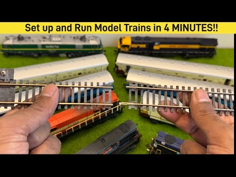 Setup and Run Model Trains in 4 MINUTES!! 🛤️🚂🚂