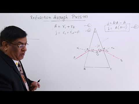 Class 12th – Refraction Through Prism | Ray Optics | Tutorials Point