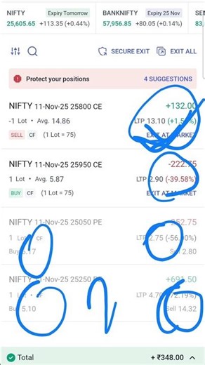 Live Strangle Trading #selling #optionstrading #optionselling #nifty