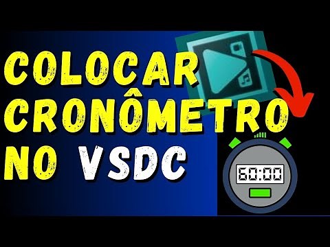 COMO COLOCAR CRONÔMETRO NO VSDC (Inserir CONTADOR de TEMPO no Vídeo Através do Vsdc Editor)