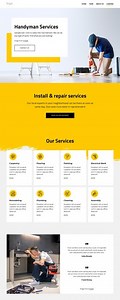 Handyman services - HTML5 Template by Nicepage