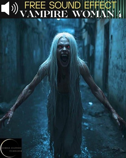 VAMPIRE WOMAN GHOST SOUND EFFECT 4 #horror #freesoundeffects #vampire #effettisonori #creepysounds