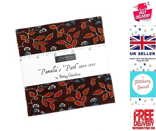 MODA Charm Pack Contains 42 Pieces Measuring 5" Squares Quality Cotton Quilting Fabric. - Etsy