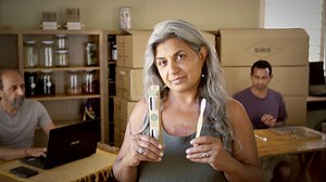 Presenting the new Plant-Based Bamboo Toothbrush. The world's most eco-friendly toothbrush is the perfect holiday gift. Available at http://brushwithbamboo.com/ | Brush with Bamboo