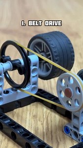 Belt VS Chain VS Gear Drive #lego #legotechnic #mechanical #technic #gears | Bricks Master Builders