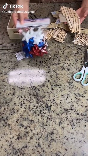 DIY 4th of July Clothespin Wreath Tutorial