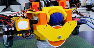 Ball CVT Drives Robot From A Constant Speed Motor