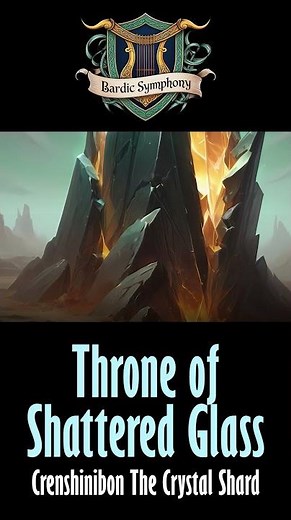 💎❄️🎶 Throne of Shattered Glass 🔮🩸✨ - Crenshinibon, the Crystal Shard #dndmusic #dndsong #bardcore