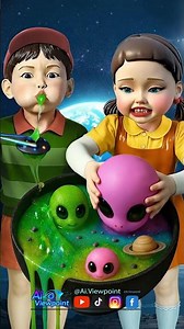 Squid Game AI Aliens Edible Slime ASMR #squidgame #squidgame2 #ai #asmr